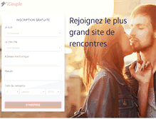 Tablet Screenshot of icouple.fr